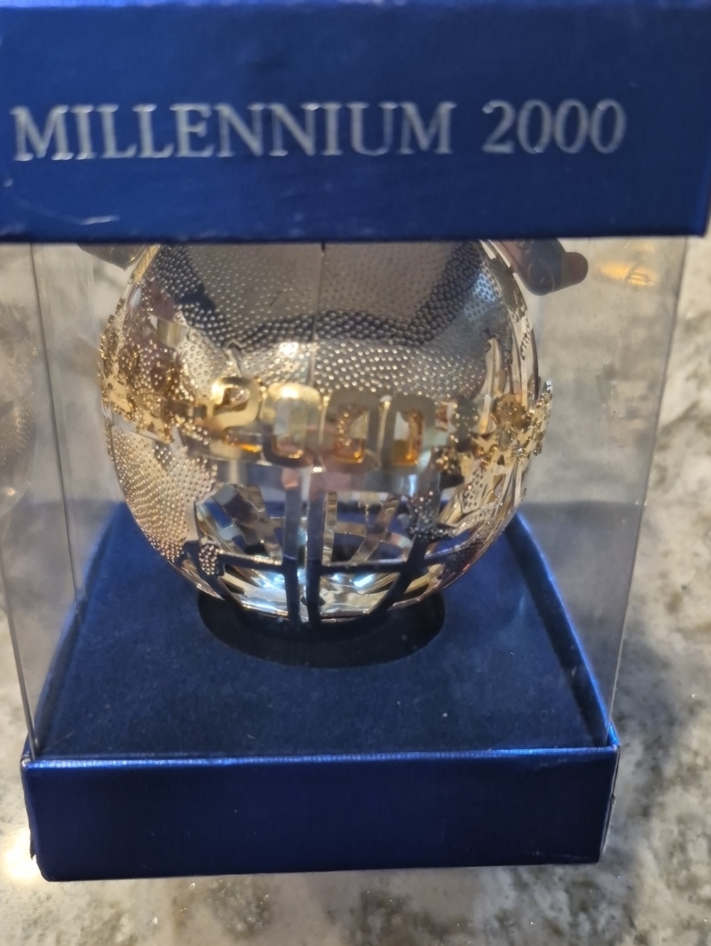 Wallace Silversmiths Millennium 2000 "Children Are The Future" Globe Ornament